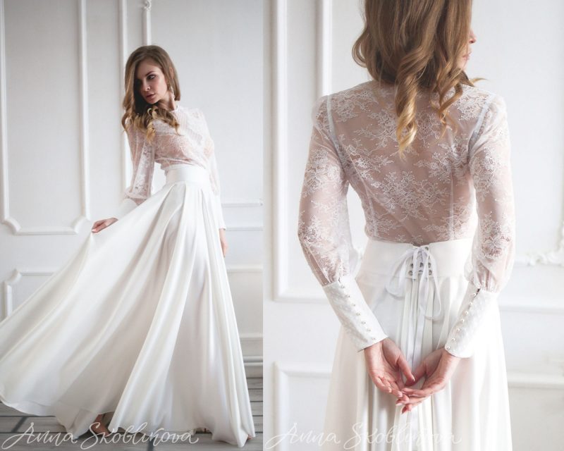 Two Piece Wedding Dress \ Anna Skoblikova