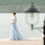Голубое свадебное платье от Anna Skoblikova