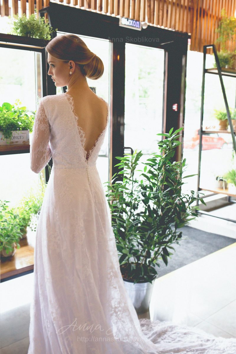 Милое и нежное свадебное платье от Anna Skoblikova