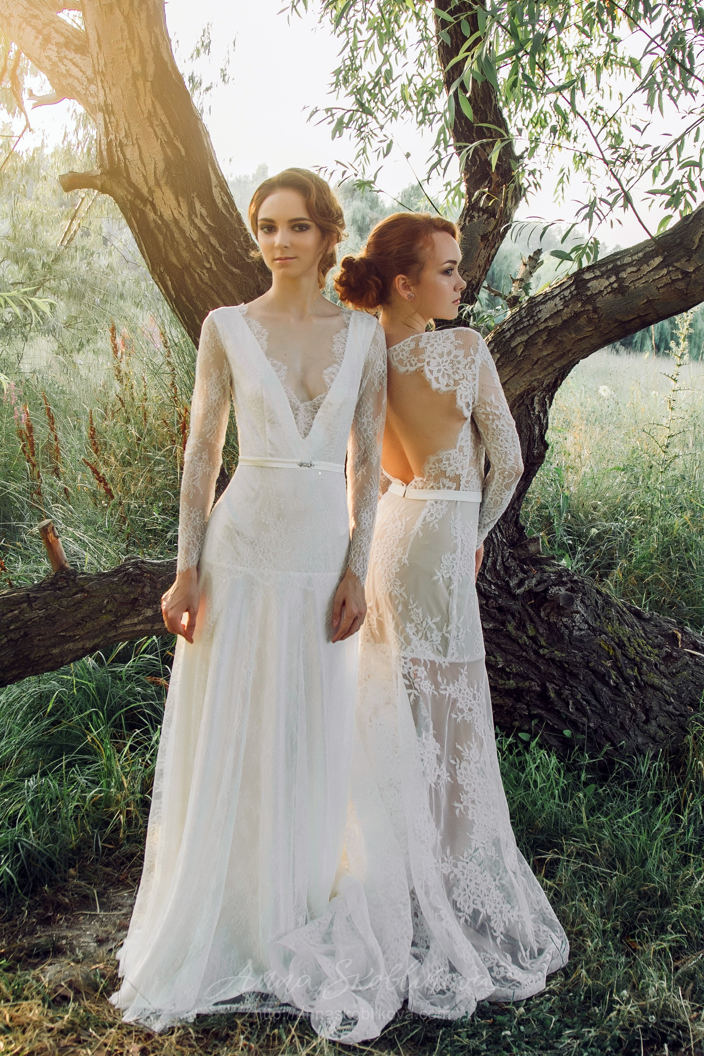 Buy Tsbridal Bohemia Mermaid Dresses Lace Bridal Dresses Beach Garden Ivory  Bridal Gowns with PocketXC281-White4 at Amazon.in