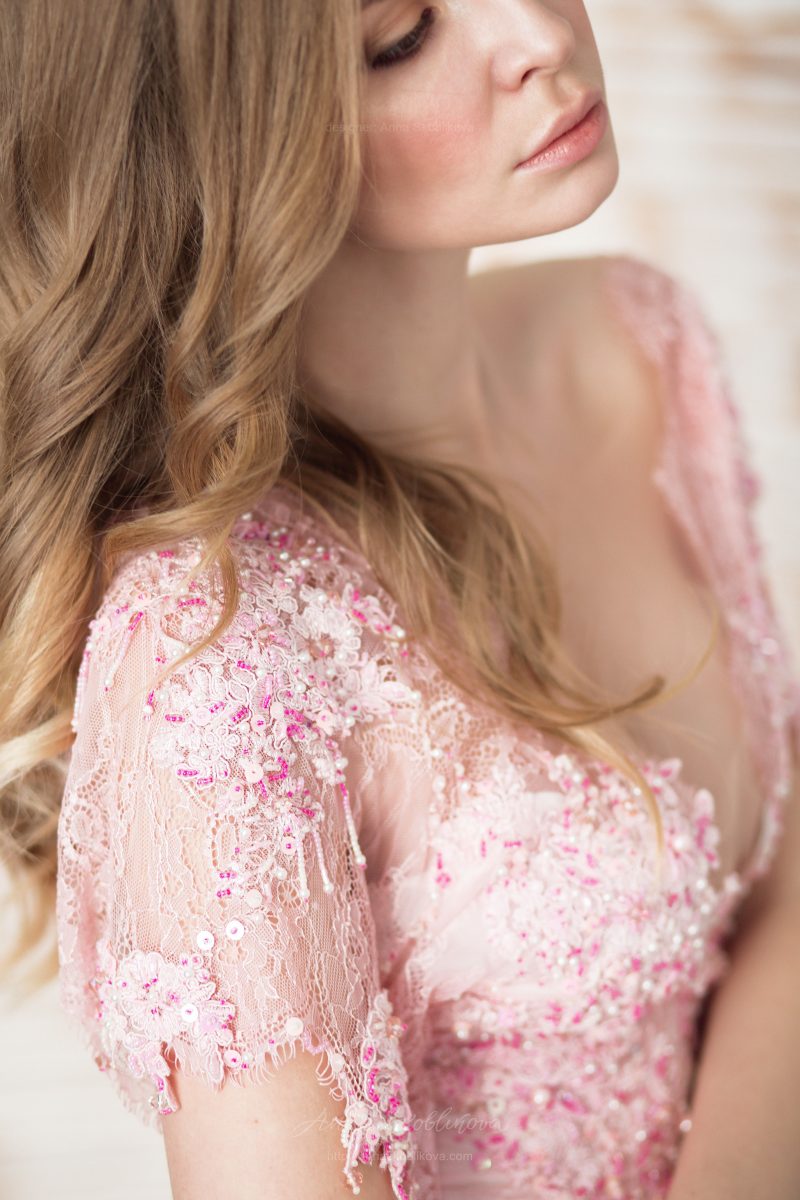 Нежно-розовое платье by Anna Skoblikova