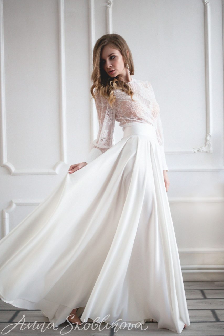 Two Piece Wedding Dress | Wedding Dresses & Evening Gowns by Anna ...
