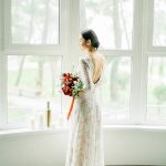 Свадебное платье из кружева шантильи от Anna Skoblikova