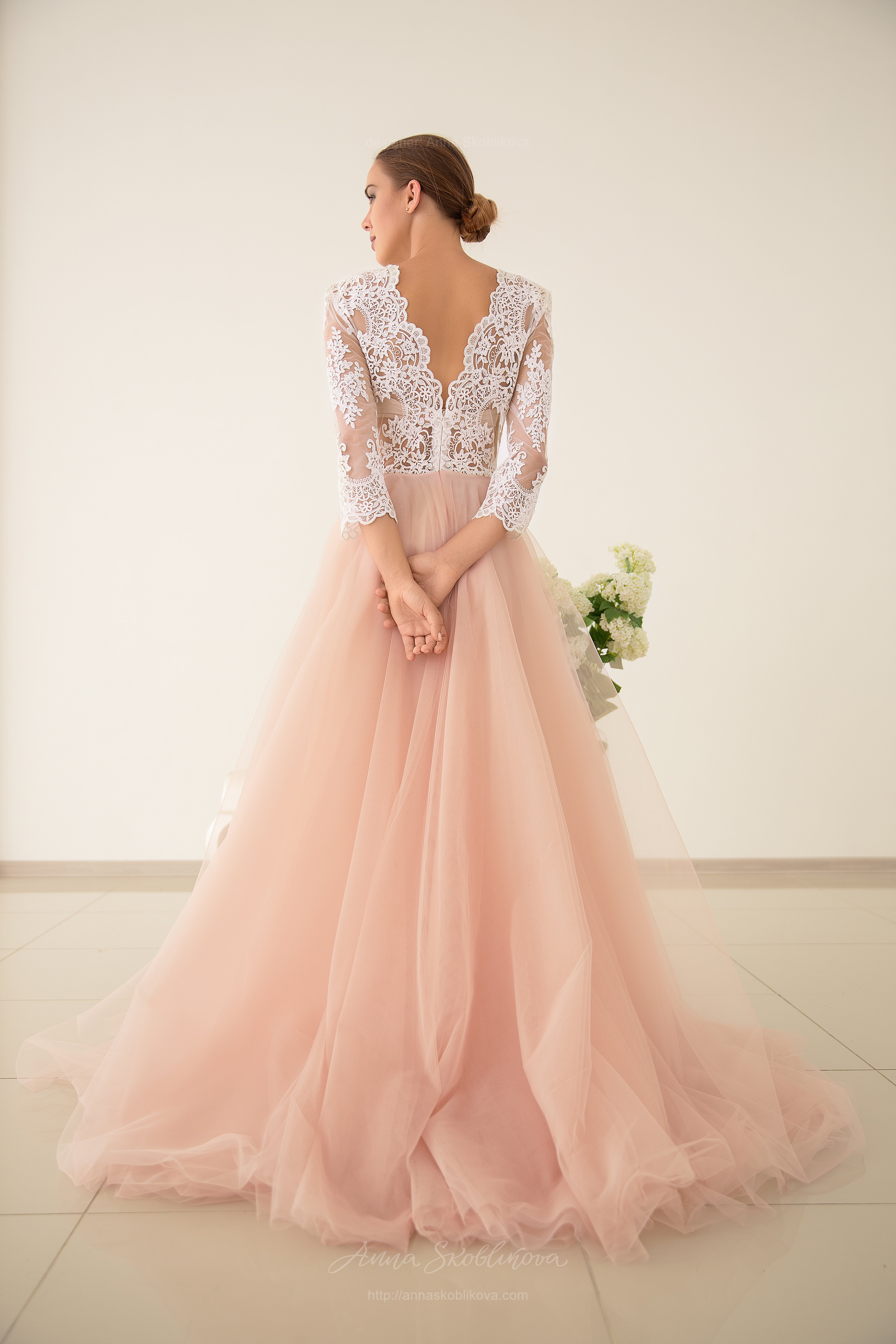 Pink powder Wedding Dress Anna Skoblikova Wedding Dresses Evening Gowns