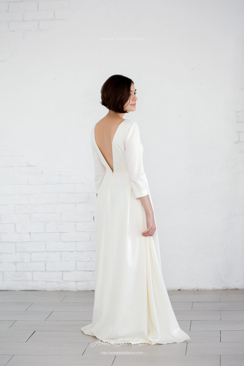 Свадебное платье из шерсти от Anna Skoblikova