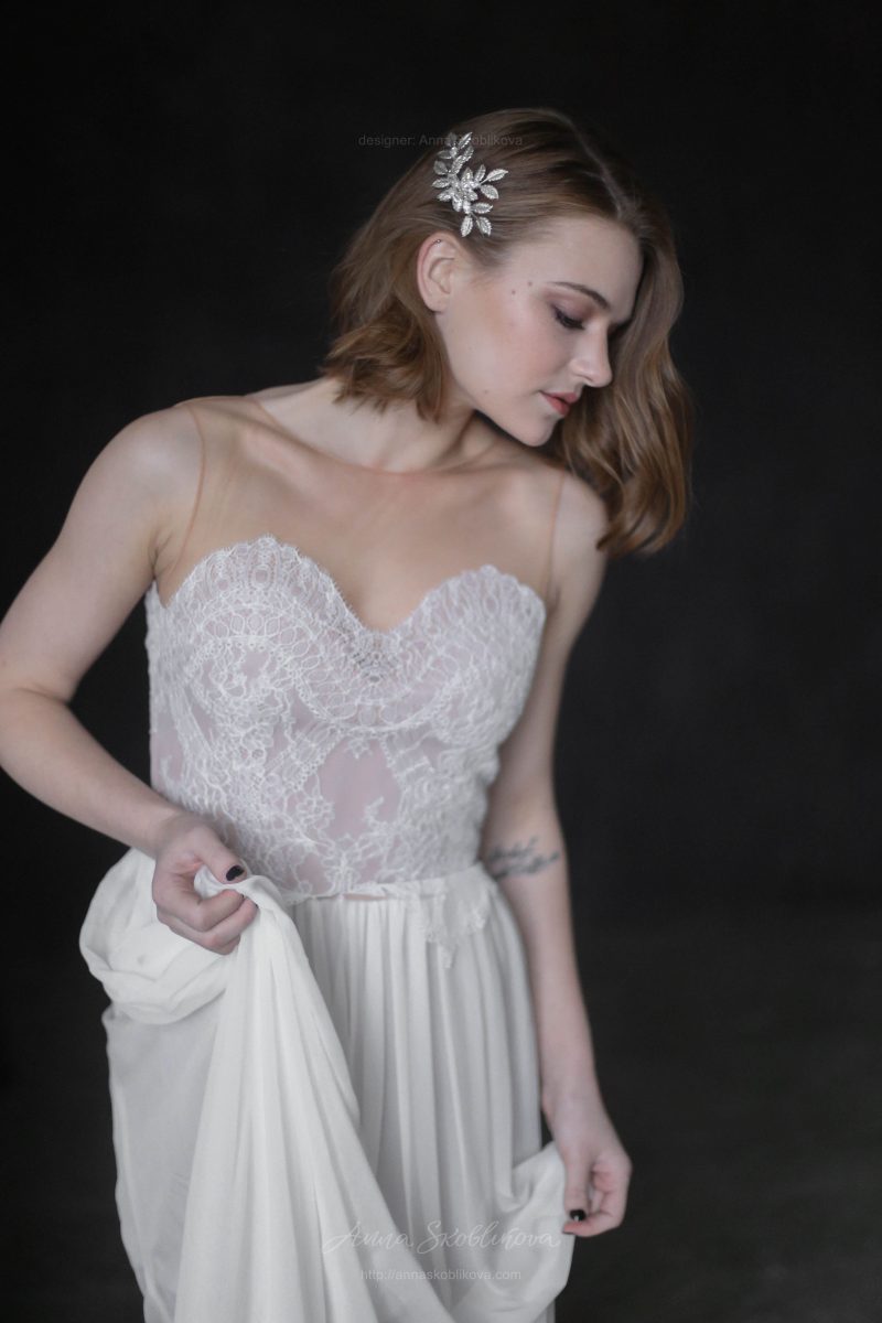 Легкое и воздушное вечернее и свадебное платье от Anna Skoblikova