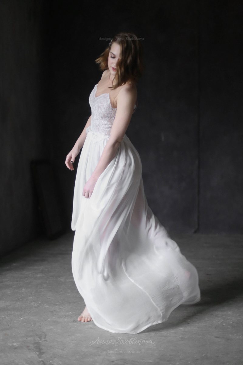 Легкое и воздушное вечернее и свадебное платье от Anna Skoblikova