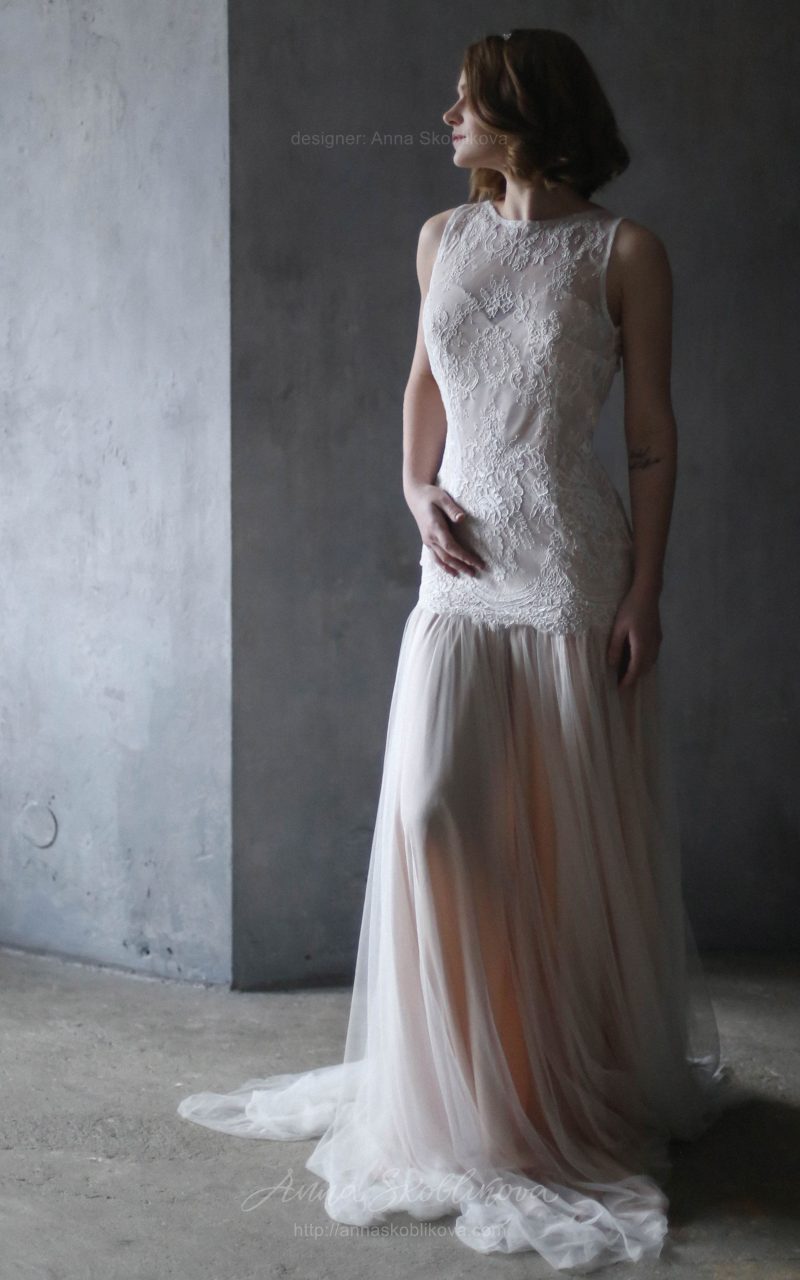 Нежное свадебное платье от Anna Skoblikova