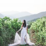 Delicate two-layered Wedding dress by Anna Skoblikova