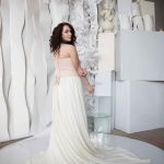 Corset plus size wedding dress by Anna Skoblikova