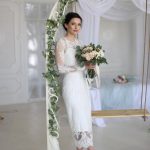 Свадебное платье из расшитого кружева от Anna Skoblikova