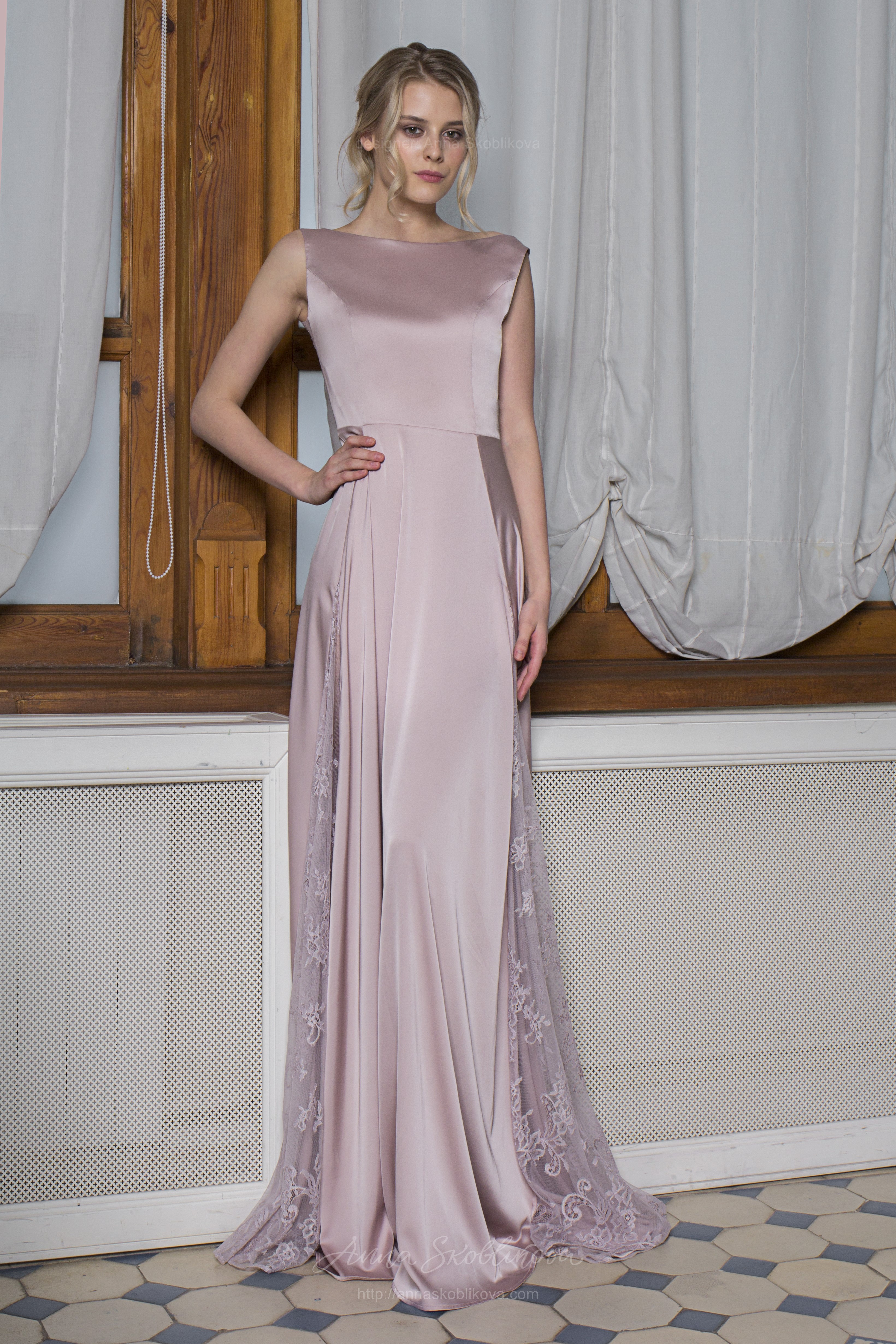 Unique Pink wedding dress with designer Solstiss lace corset | Wedding  Dresses & Evening Gowns by Anna Skoblikova