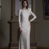 Backless wedding dress - Albertа - stunning gown features sexual