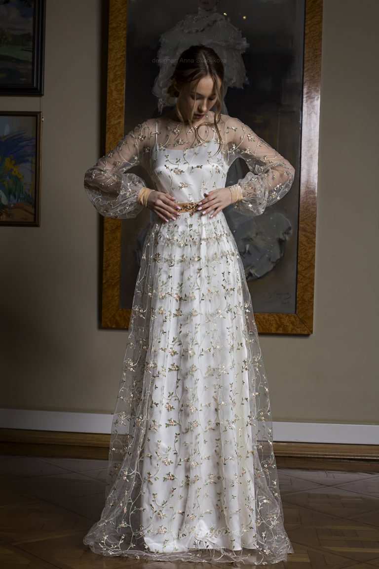 Colored Wedding Dress - Camellia - Alternative Wedding Dress | Anna