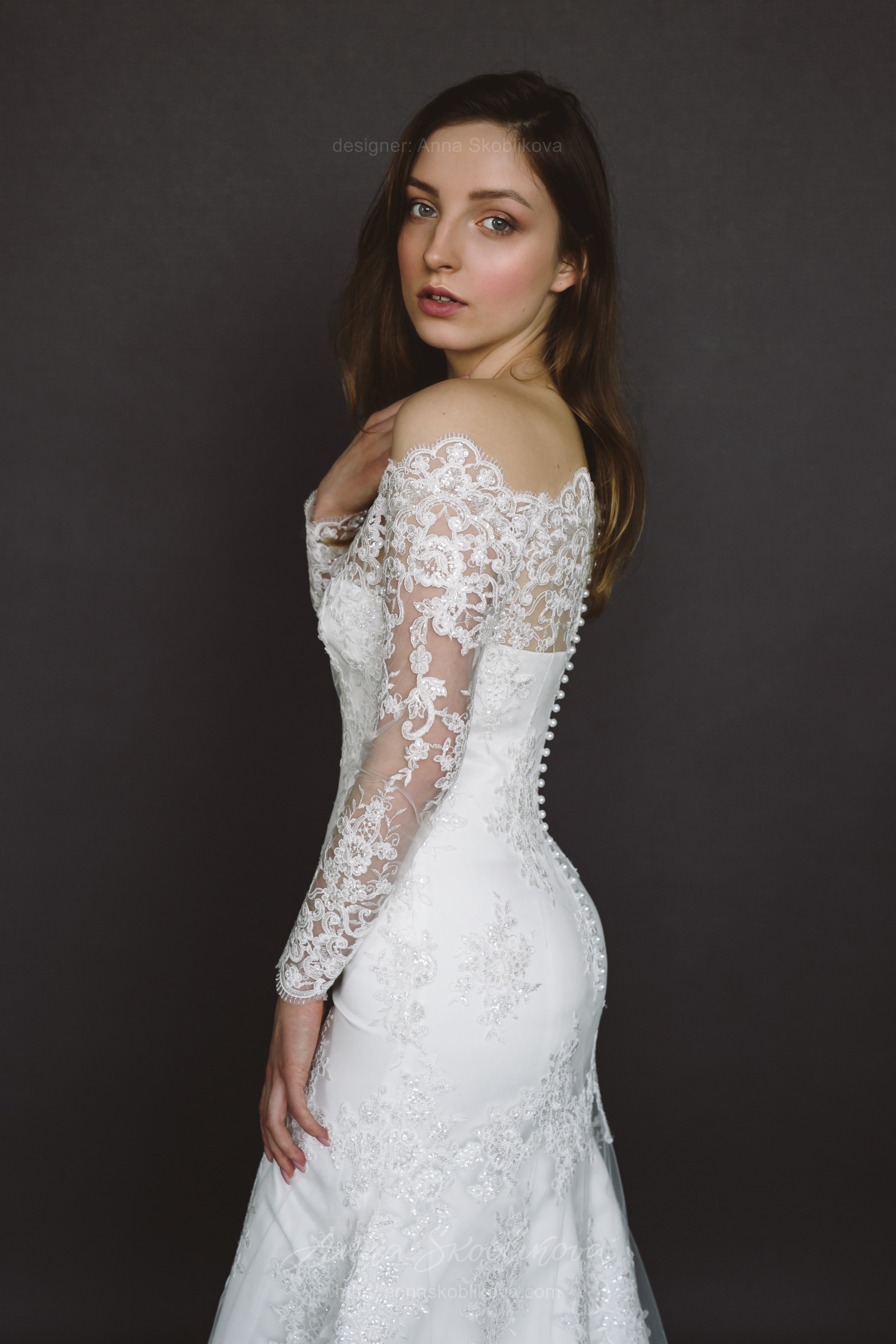 Lace Wedding Dress - Anna Skoblikova