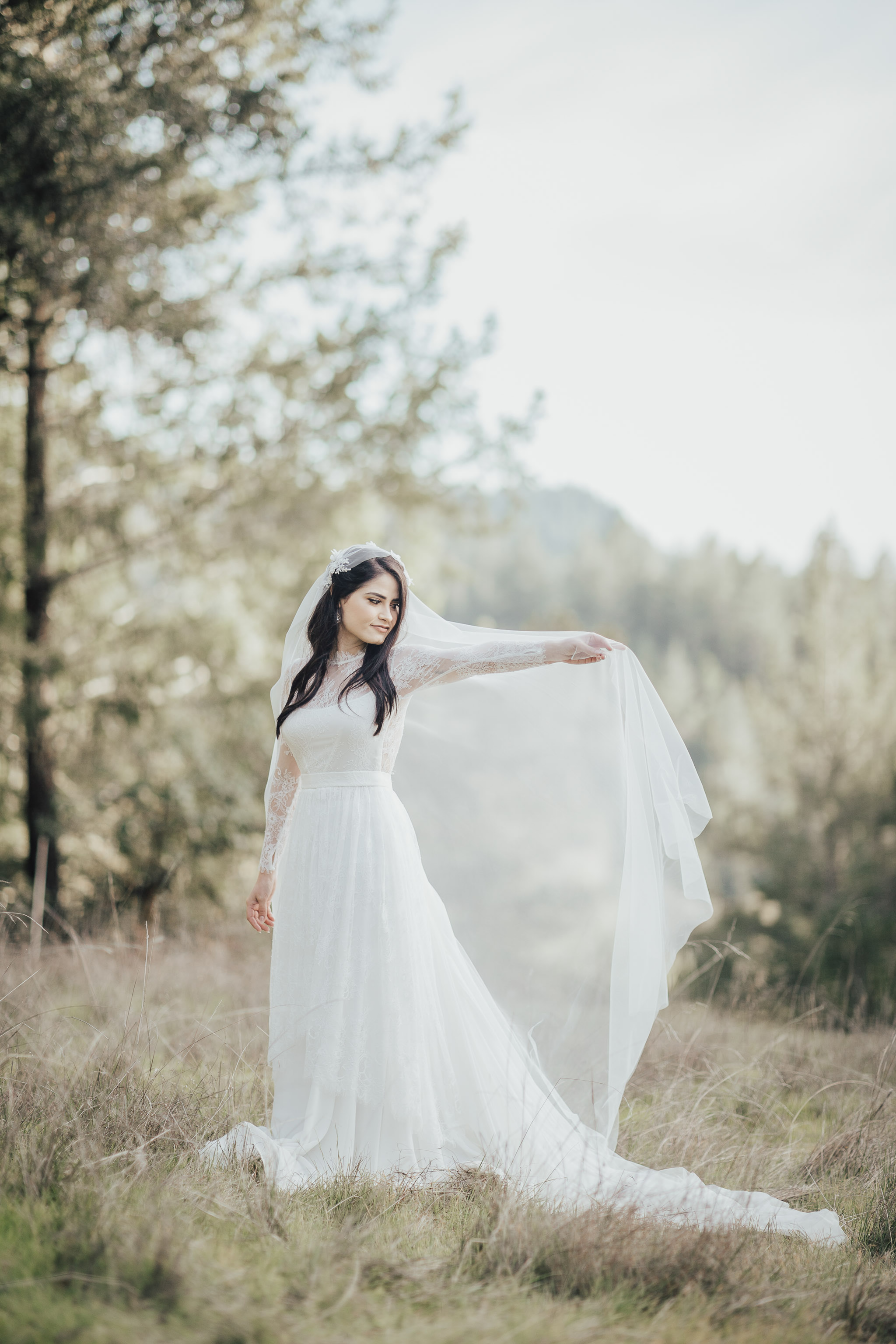Classic long sleeves wedding dress - Anna Skoblikova