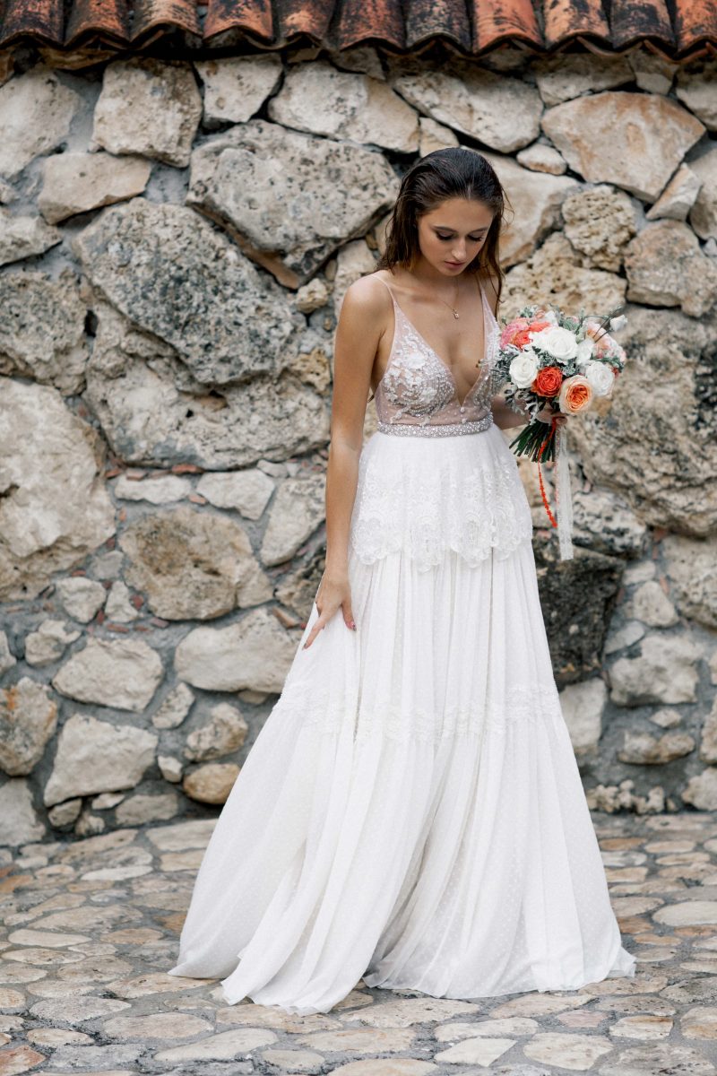 Прозрачное свадебное платье с открытой спиной - Gentle Angel \ Anna Skoblikova: Фото 12
