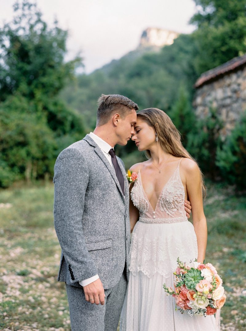 Прозрачное свадебное платье с открытой спиной - Gentle Angel  Anna Skoblikova: Фото 4