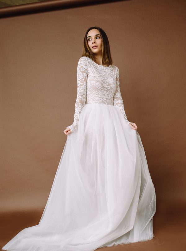 Beige color wedding dresses  Wedding Dresses & Evening Gowns by Anna  Skoblikova