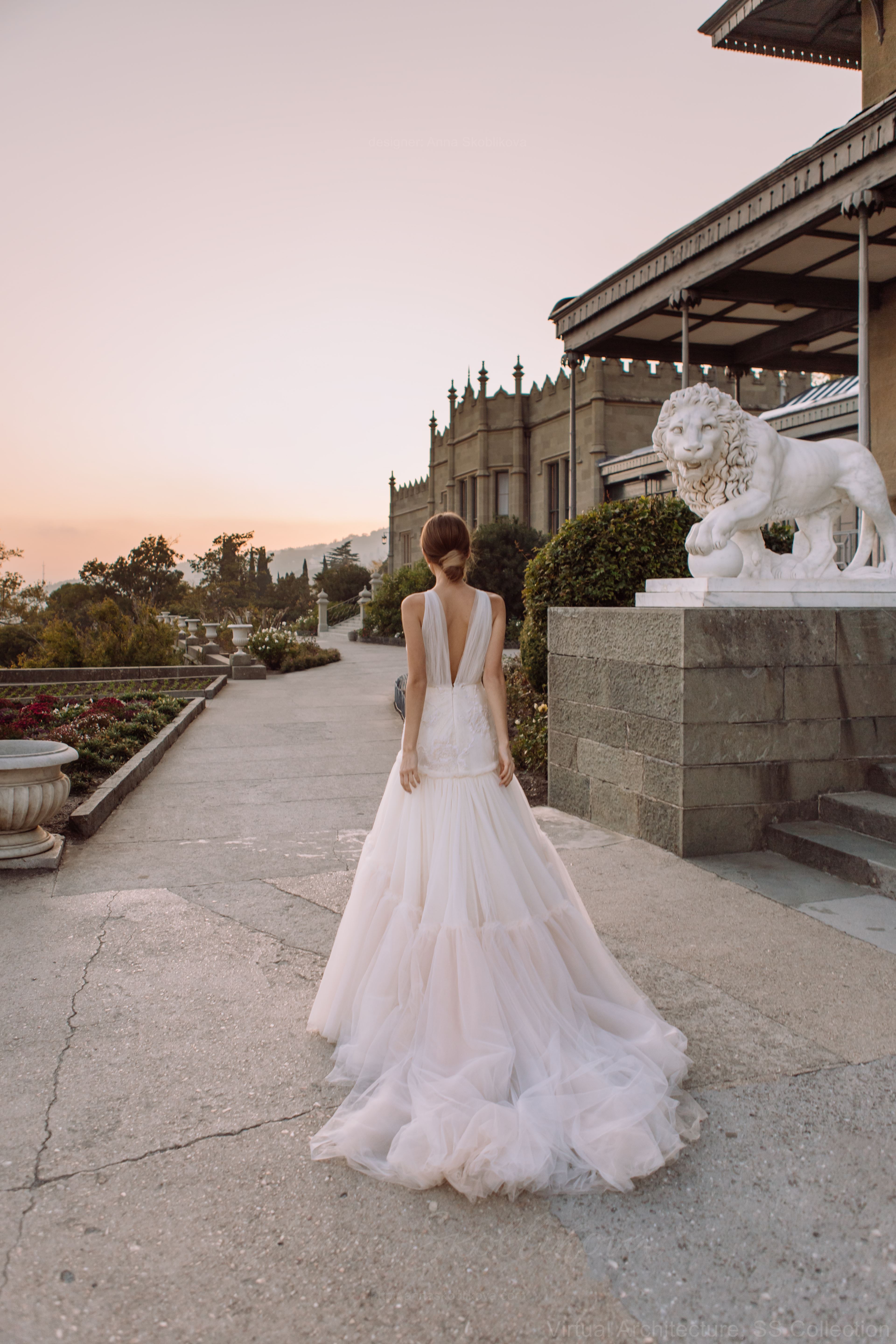 Wrap petite wedding dress - Ninelle | Wedding Dresses u0026 Evening Gowns by  Anna Skoblikova