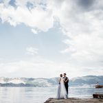 Морское свадебное платье с поясом из бисера / Anna Skoblikova | Photo 3