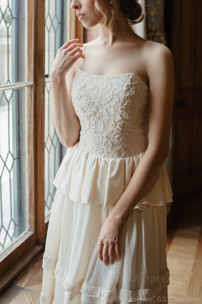 Свадебное платье с баской - Katharine \ Anna Skoblikova \ 0175 | Photo 2