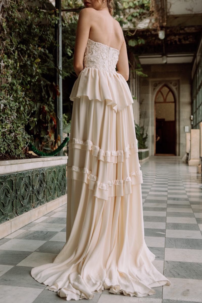 Crepe wedding dress  - Katharine \ Anna Skoblikova \ 0175 | Photo 2