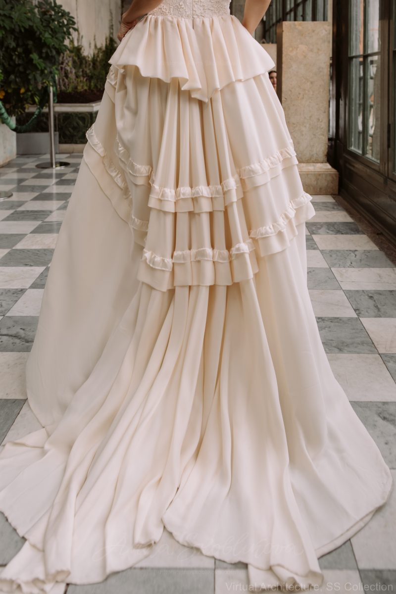 Peplum wedding dress - Katharine \ Anna Skoblikova \ 0175 | Photo 1