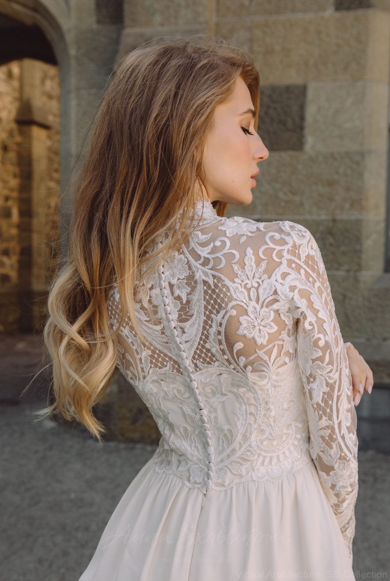 Lace top wedding gown - Rimosa / Anna Skoblikova / 0181 / Photo 4