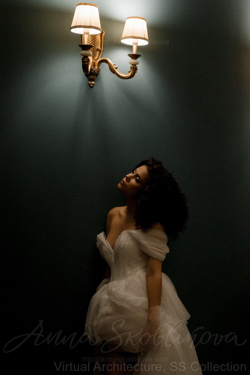 Свадебное платье с инкрустированным лифом - Whitney  Anna Skoblikova  0190 | Фото 5