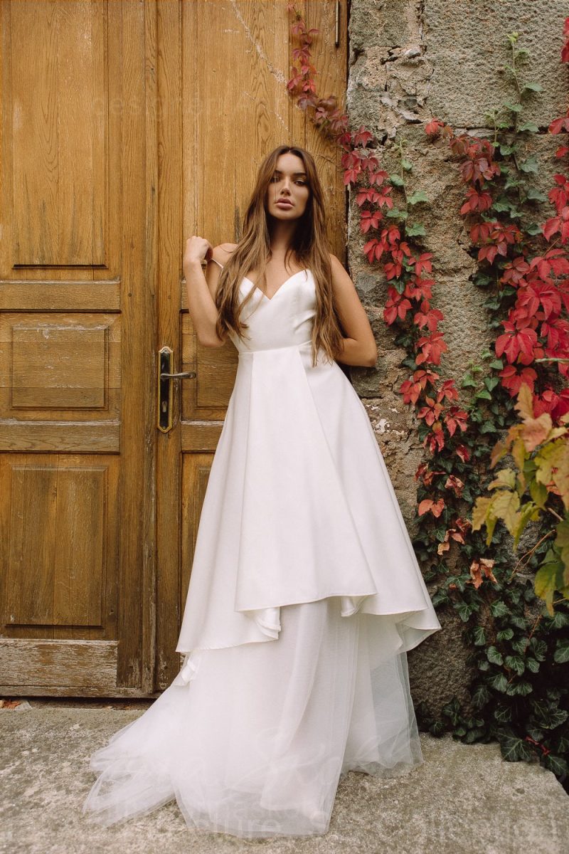 High low wedding dress - Elena \ Anna Skoblikova \ 0193 | Photo 1