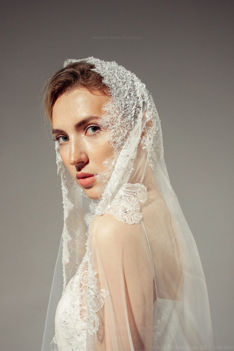 Cathedral veil - Monica \ Anna Skoblikova \ 0231 | Photo 4