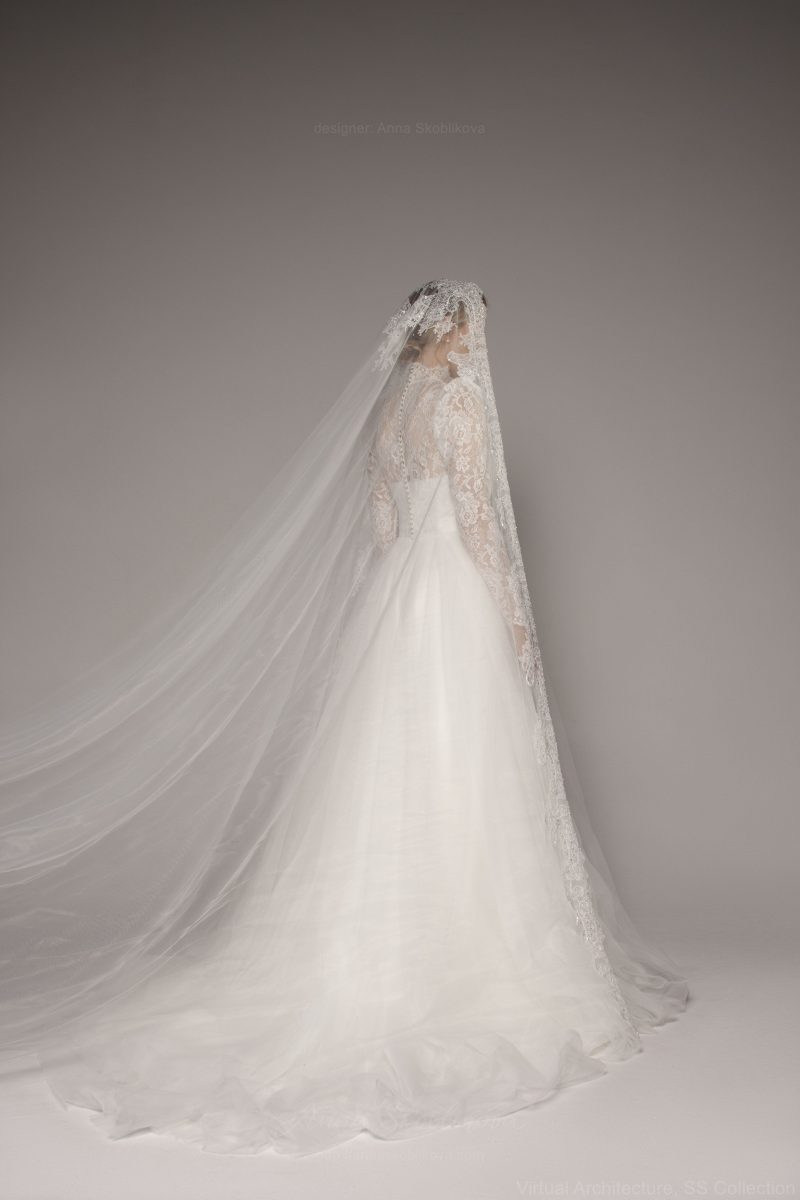 Catholic wedding veil - Monica \ Anna Skoblikova \ 0231 | Photo 1