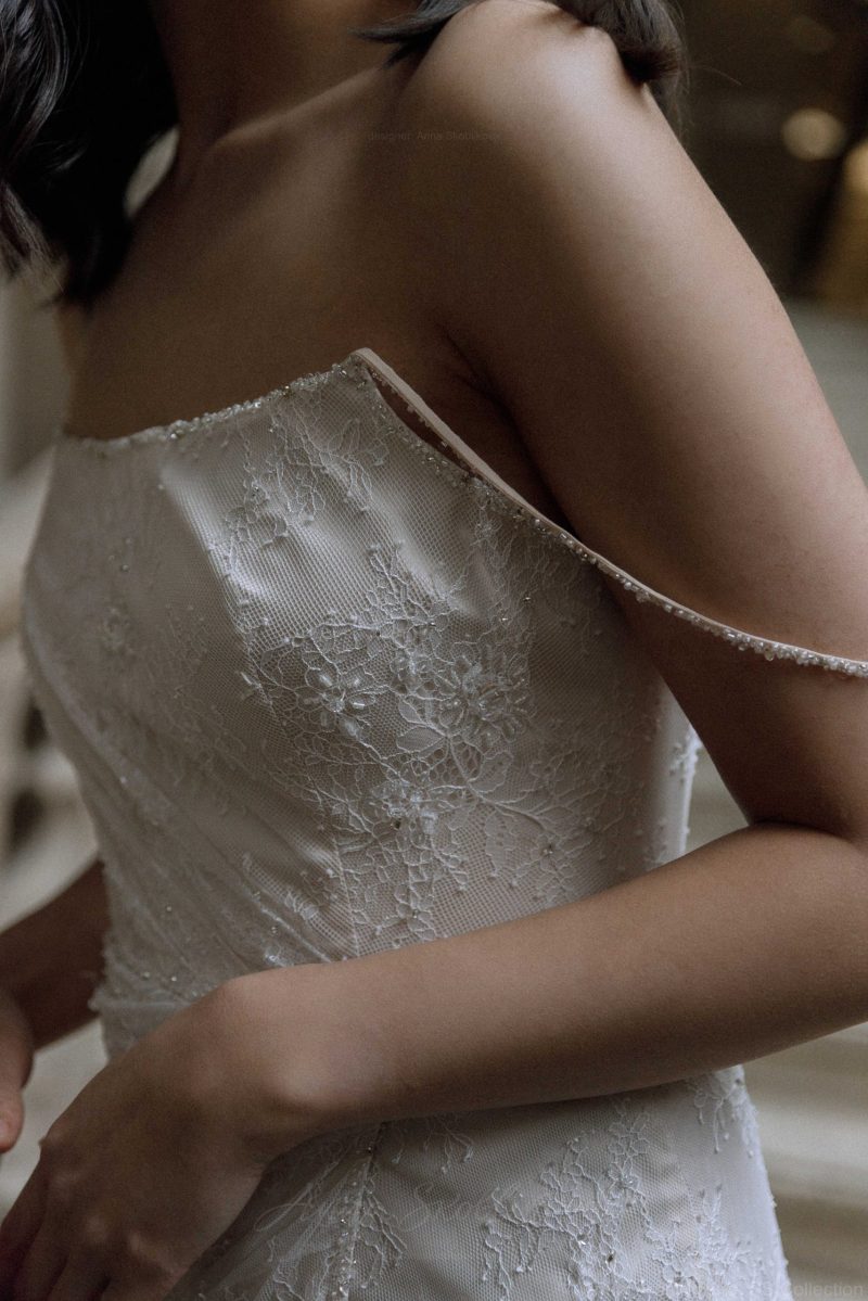 Свадебное платье с квадратным вырезом - Krystal // 0232 // Anna Skoblikova | Фото 22