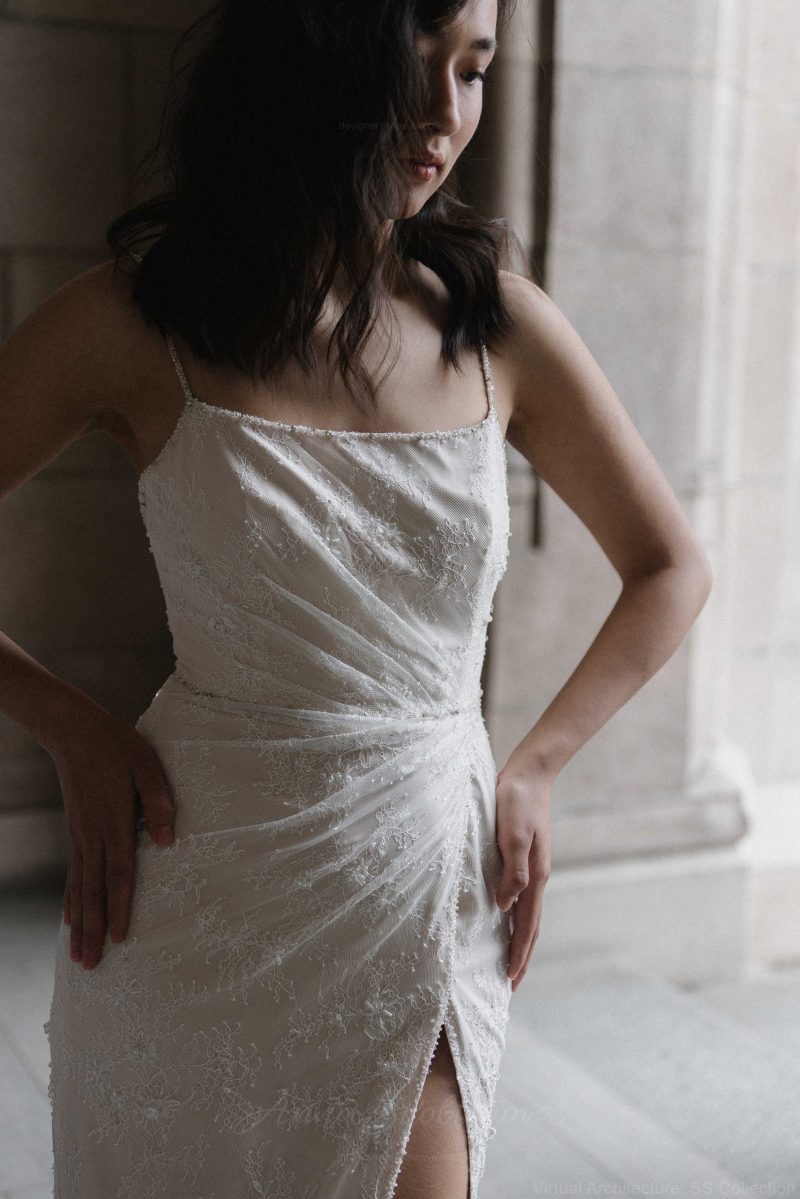 Draped wedding dress  \ Anna Skoblikova \ 0232 | Photo 4