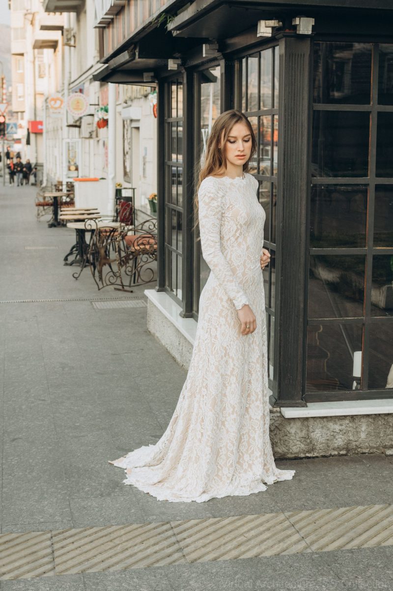 Deborah - full lace wedding dress \ Anna Skoblikova \ 0211 | Photo 4